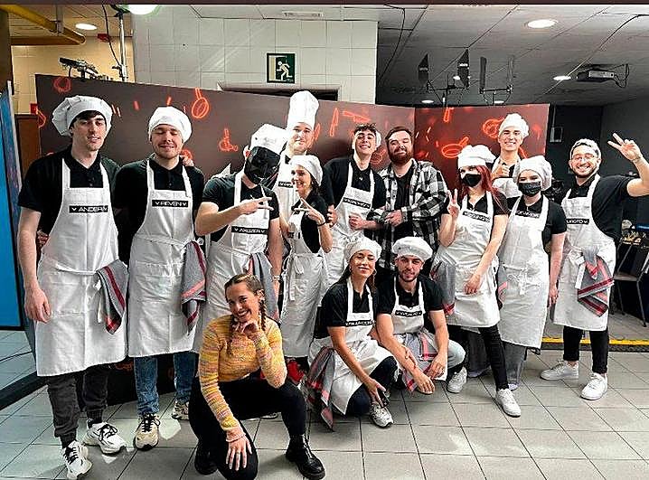 Los participantes en el programa ‘Disaster Chefs’