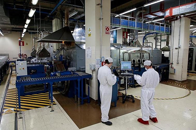 Instalaciones de Enusa, la principal empresa exportadora de Salamanca.