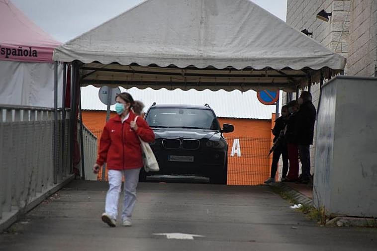 Actividad de detección de la enfermedad en el “punto covid” de Ciudad Rodrigo