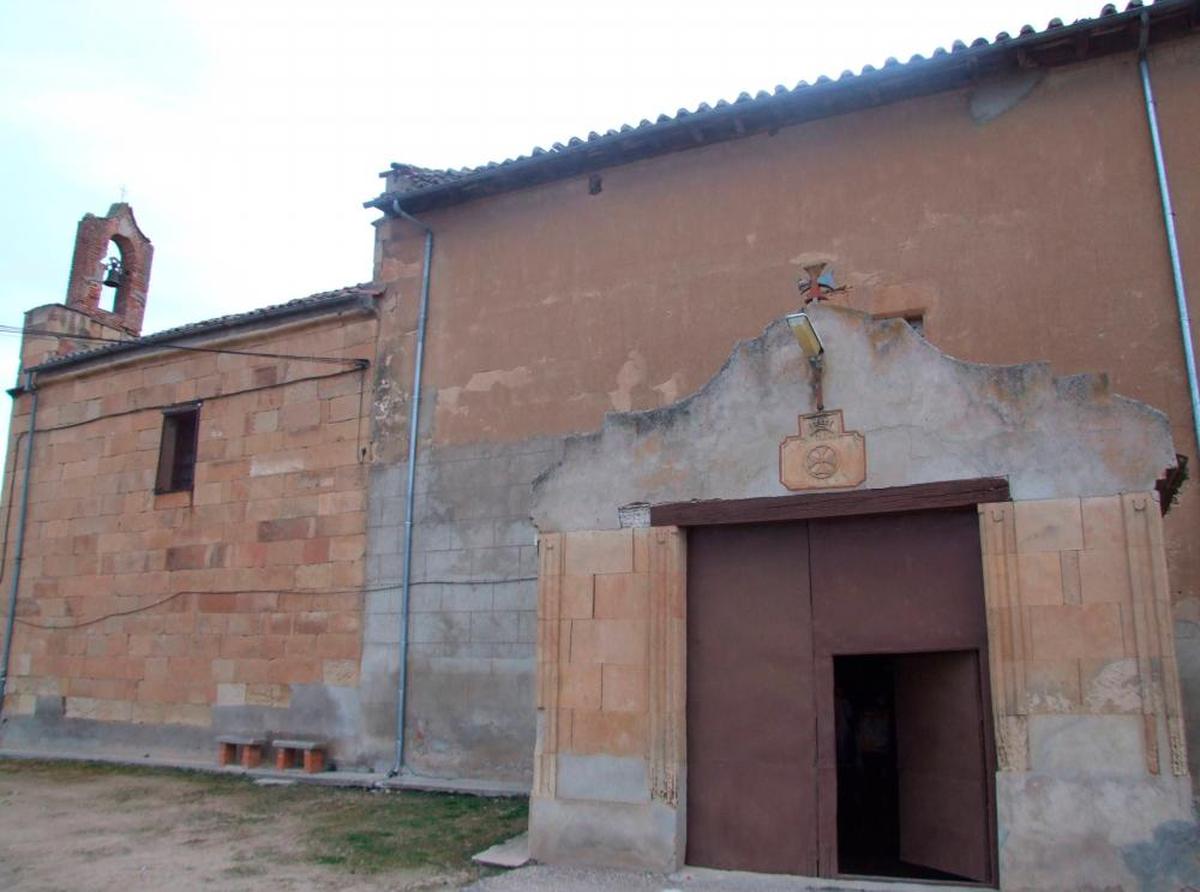 Fachada del Monasterio de Santa María la Alta de Villoruela.