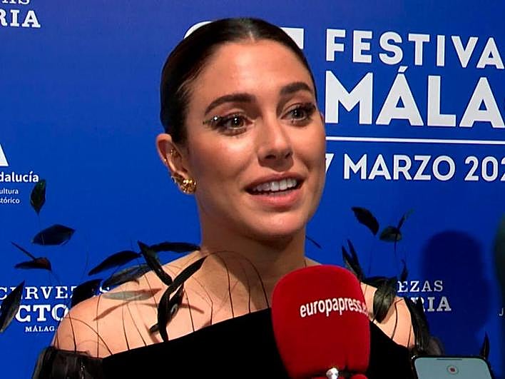 Blanca Suárez durante la presentación de ‘El test’ en el Festival de Cine de Málaga