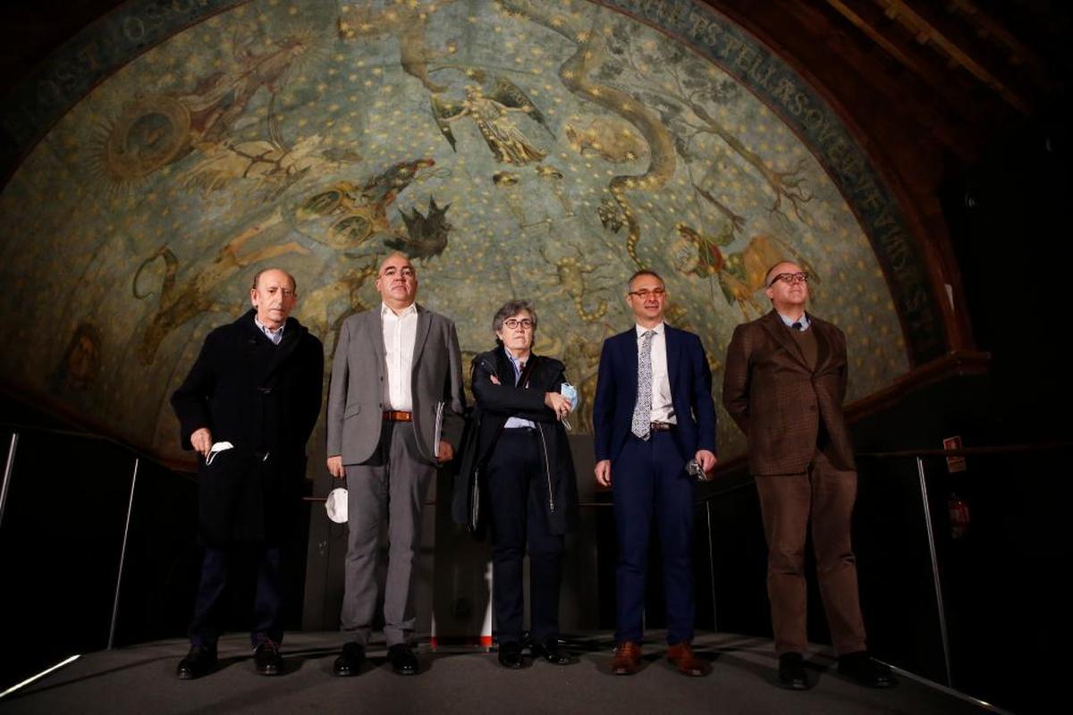 Rueda de prensa bajo ‘El Cielo de Salamanca’