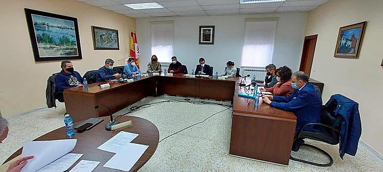 Momento de la sesión plenaria del Ayuntamiento de Cabrerizos