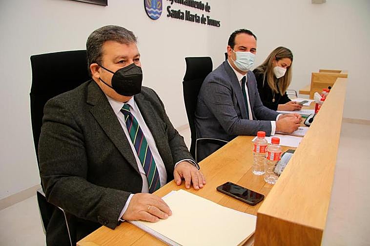 Parte del equipo de Gobierno en la sesión plenaria del Consistorio de Santa Marta