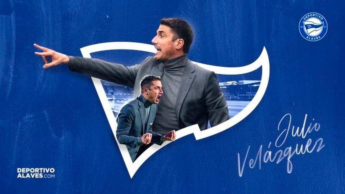 Julio Velázquez, nuevo entrenador del Alavés