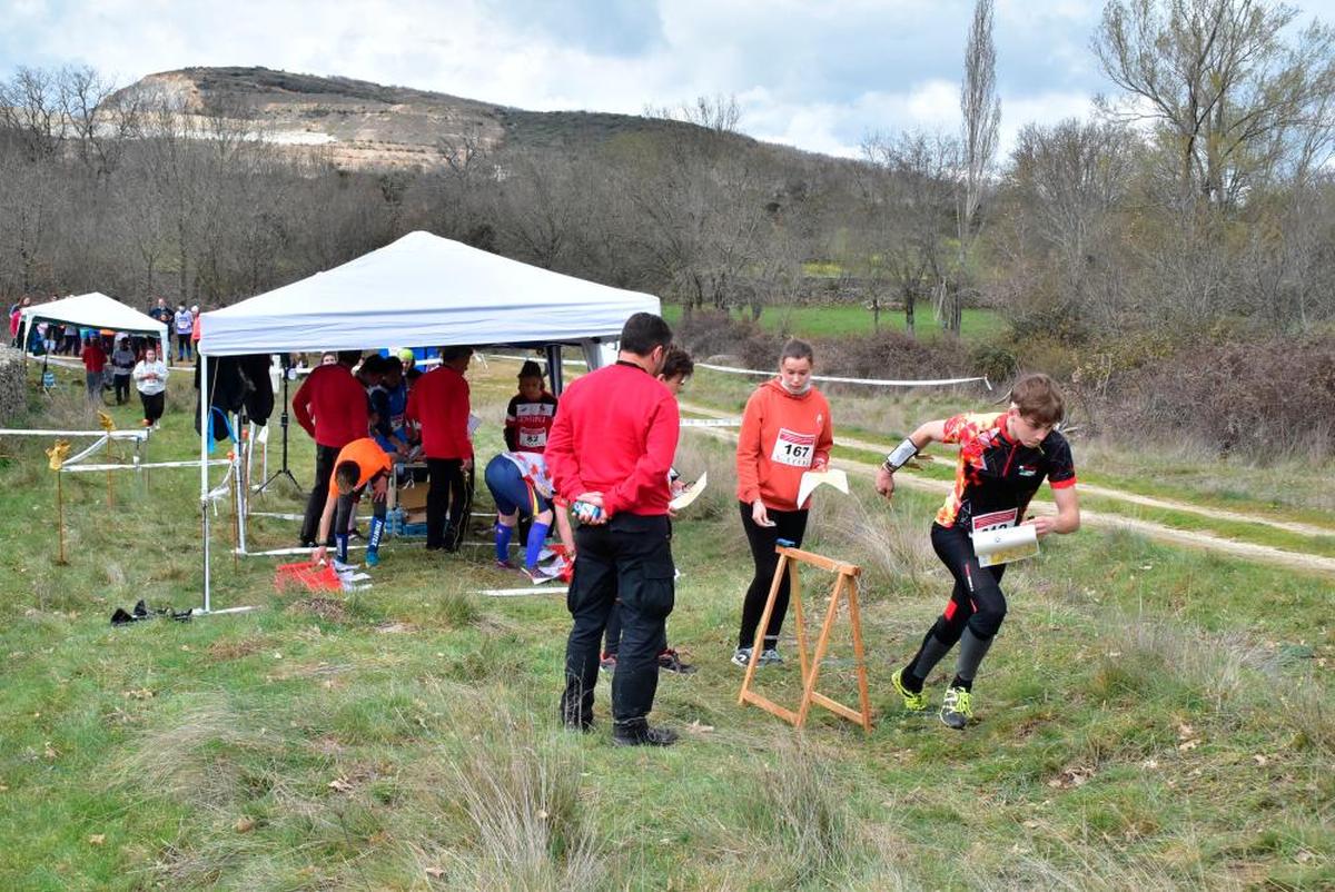 El campeonato de orientación contó con la participación de 170 niños y jóvenes de Castilla y León