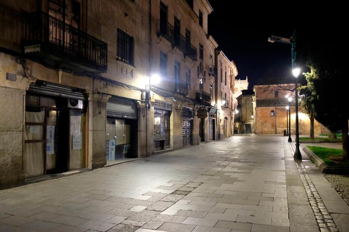 Calle Bordadores de Salamanca.