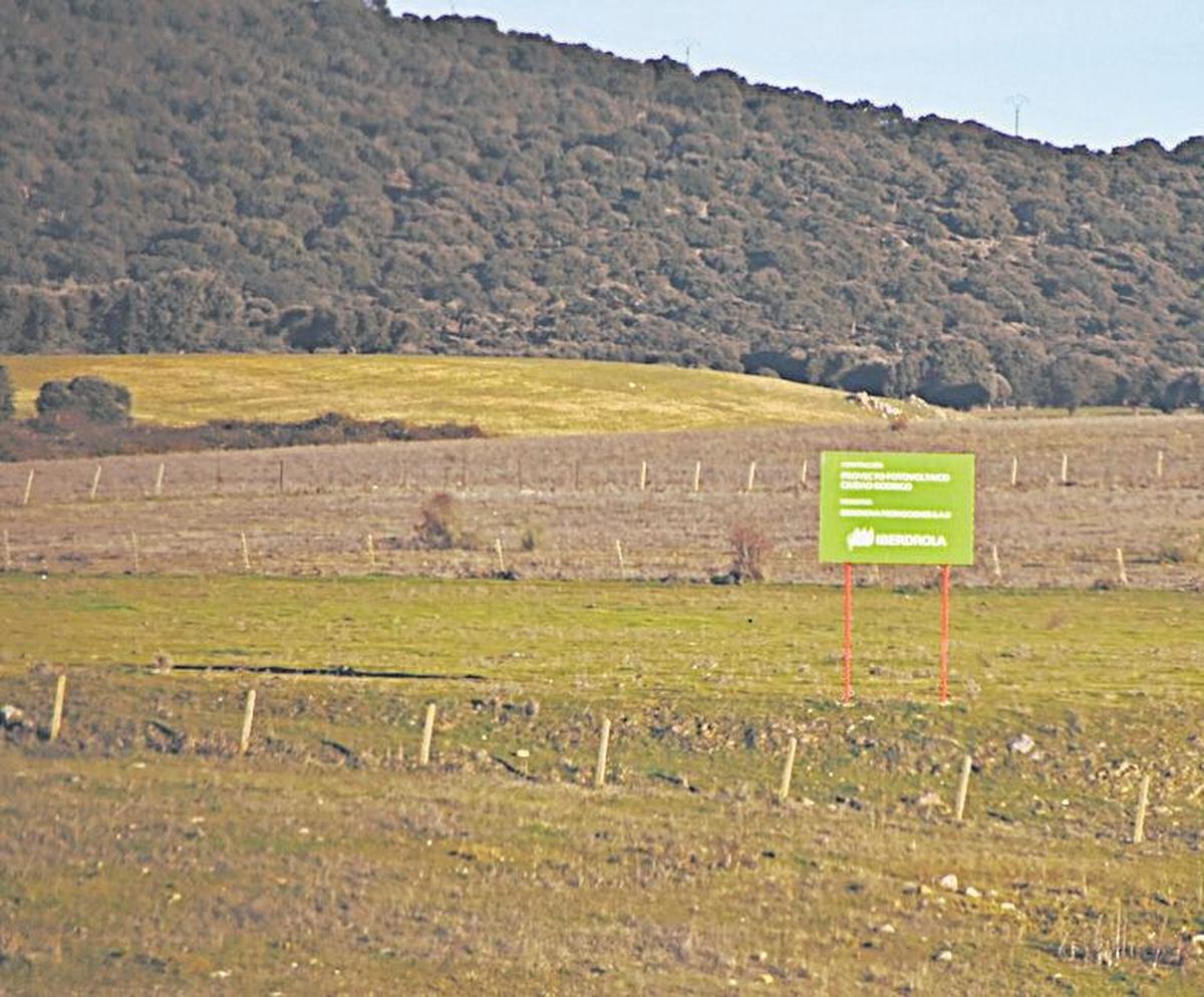 Ubicación del primer gran parque eólico en la comarca de Ciudad Rodrigo.