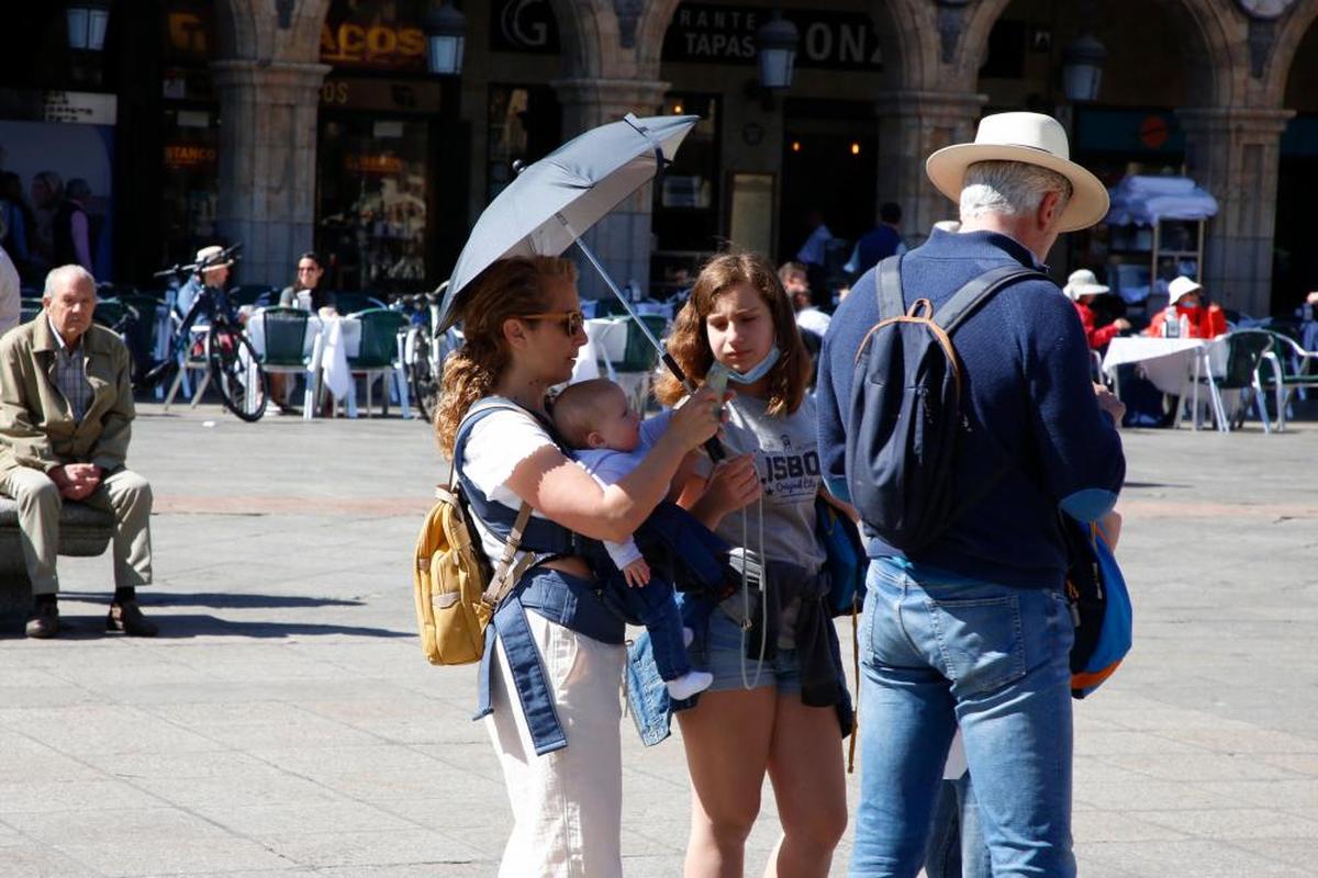 Jornada soleada y calurosa este lunes en Salamanca.