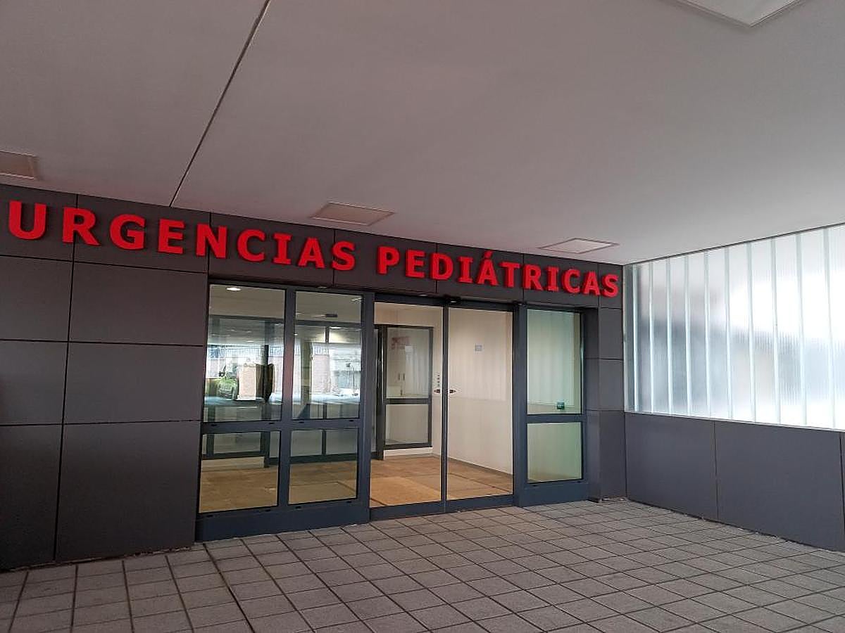 Entrada a las Urgencias Pediátricas del nuevo Hospital de Salamanca