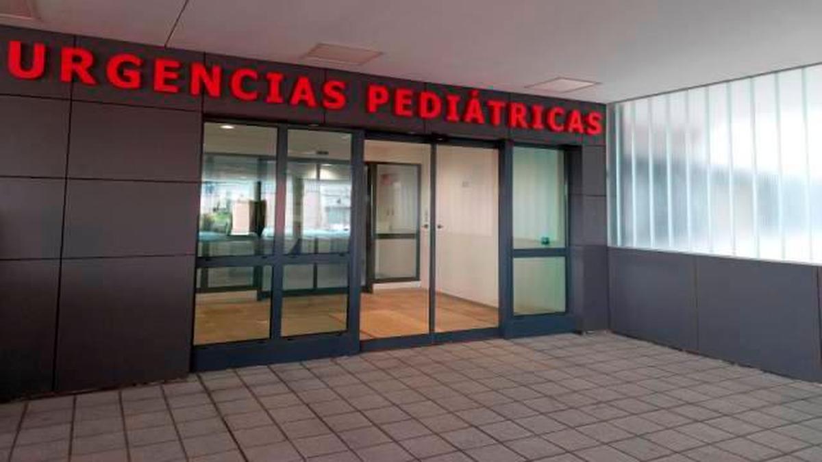 Entrada a las Urgencias Pediátricas del nuevo Hospital de Salamanca