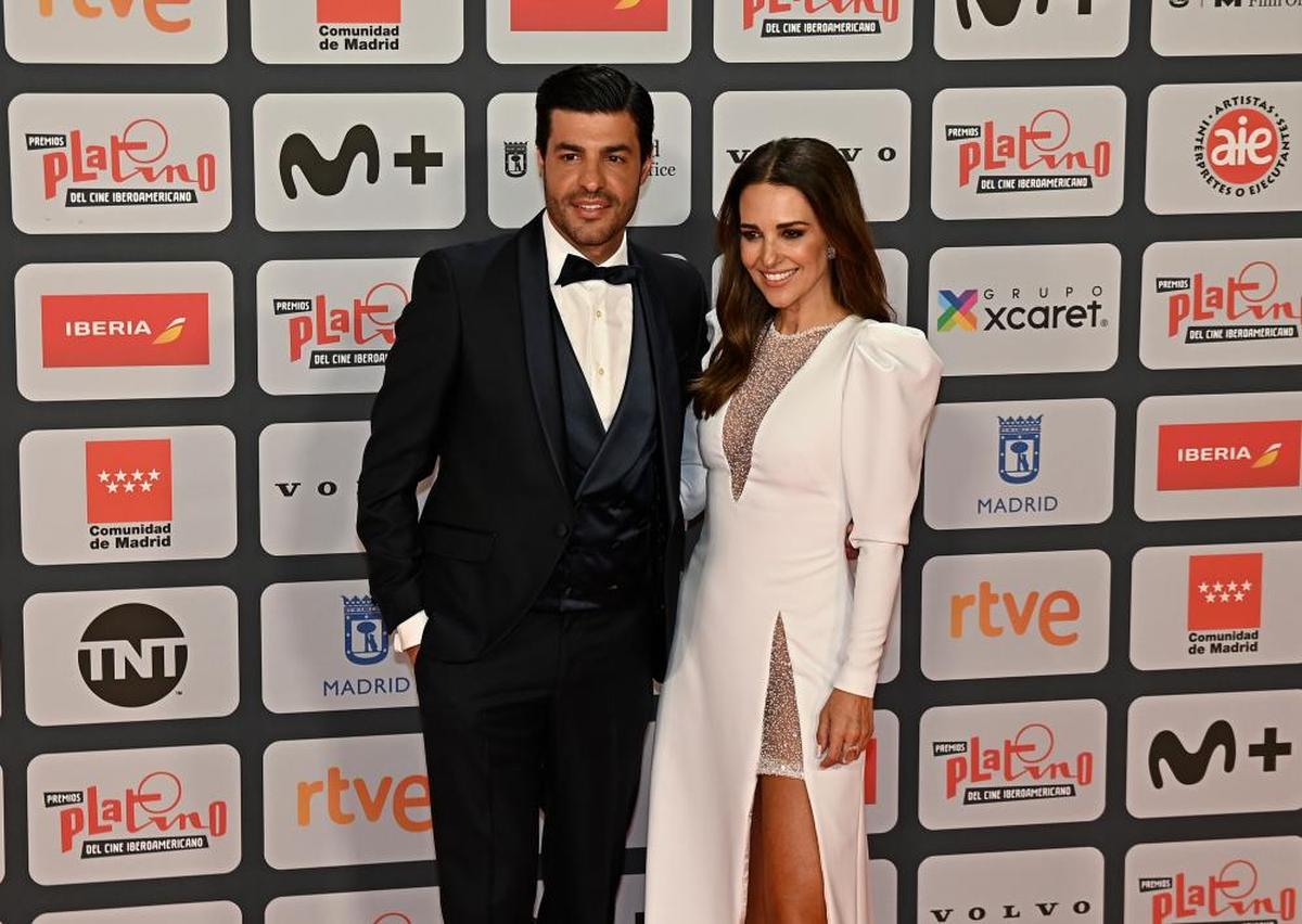 Paula Echeverría y Miguel Torres en los Premios Platino