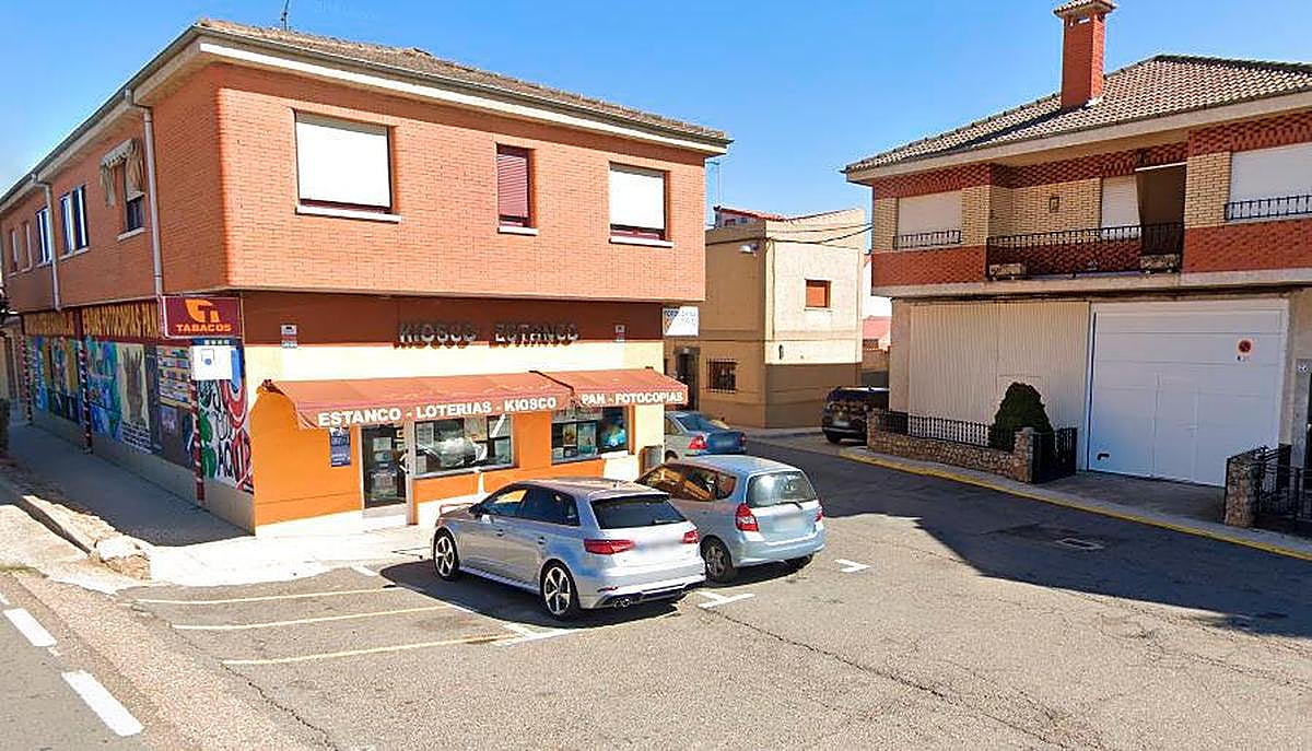 Punto de venta de Aldeatejada donde se repartió el premio.