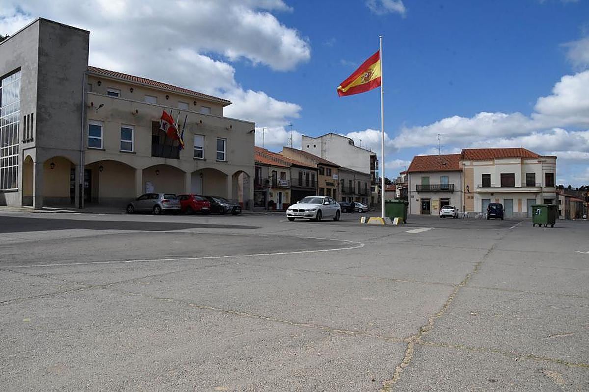 Estado actual de la Plaza Mayor de Tamames