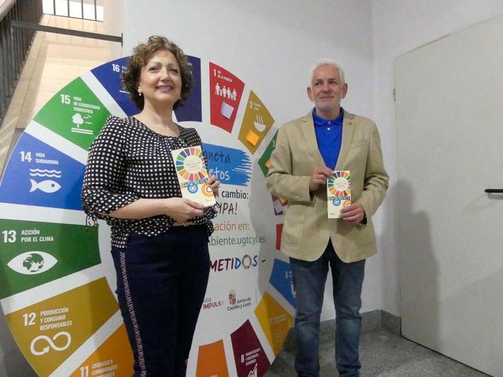 UGT trae a Salamanca el ‘rosco’ de los ODS para concienciar sobre los 17 objetivos sostenibles
