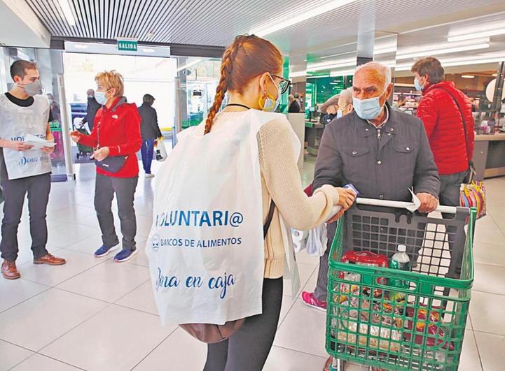 Mil familias más dependen del Banco de Alimentos en Salamanca
