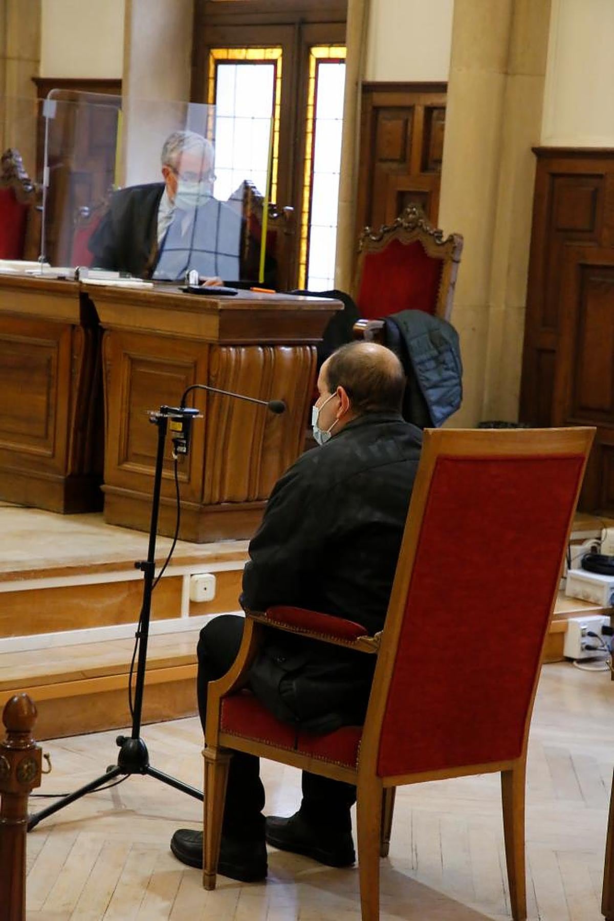 El acusado A.F.R. durante el juicio