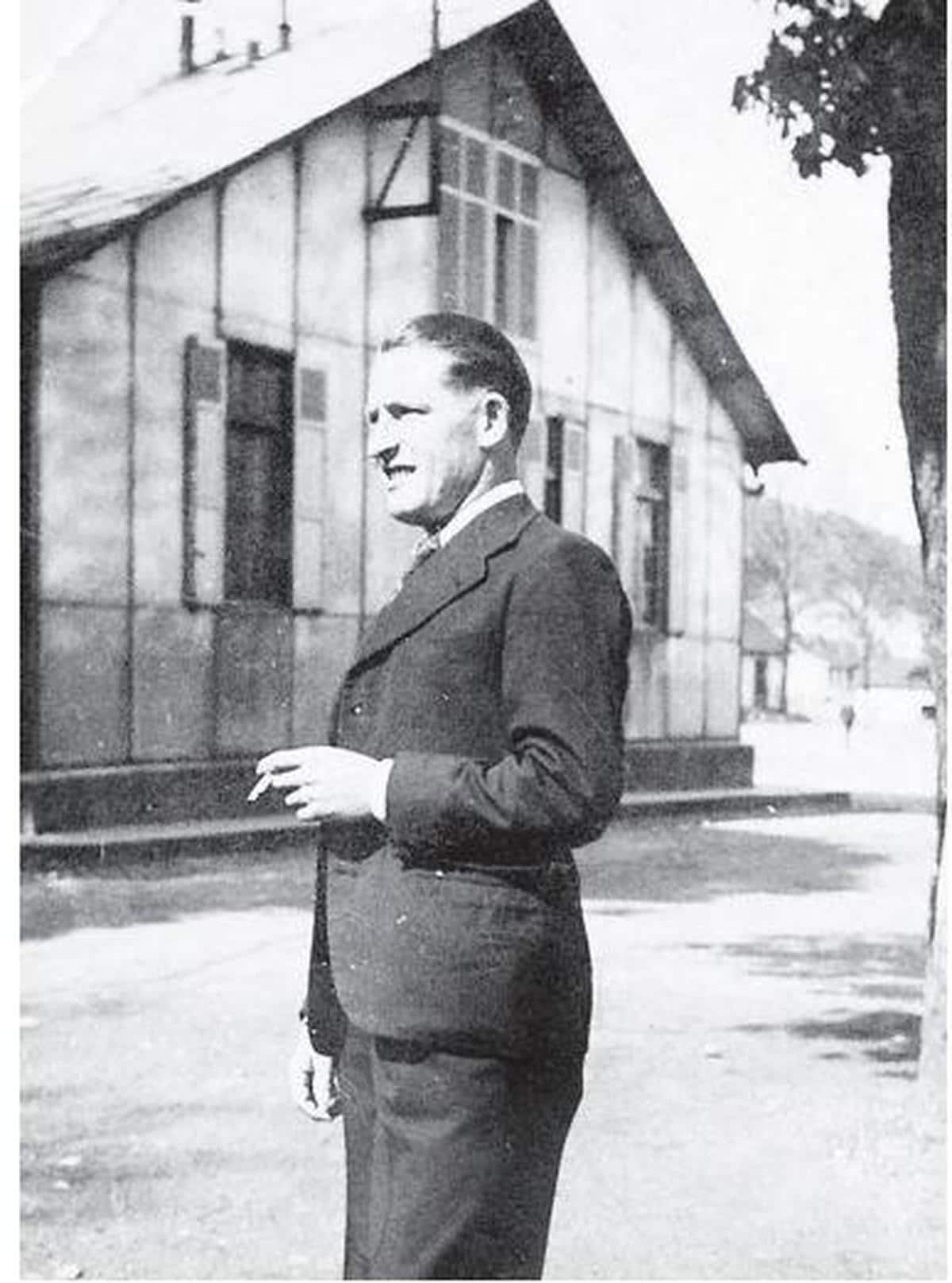 Juan Álvarez Pineda, en Francia, antes de ir a Mauthausen.
