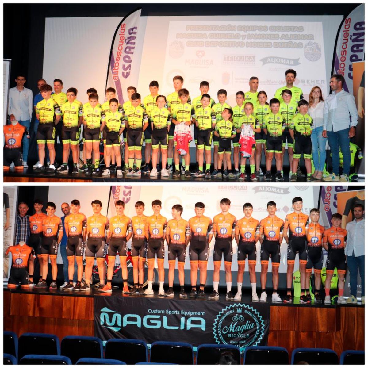 Equipos infantil y Junior del Club Deportivo Moisés Dueñas.