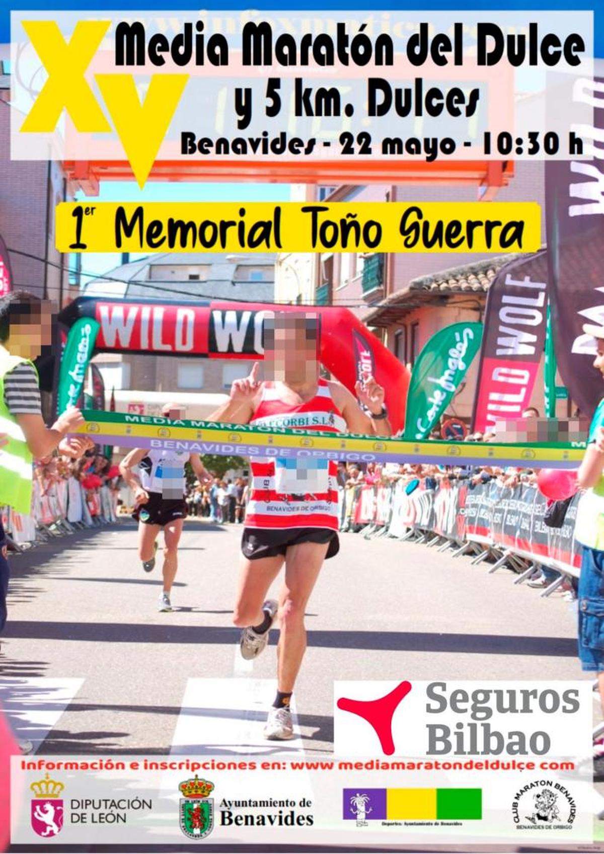 Cartel de presentación de la Media Maratón.