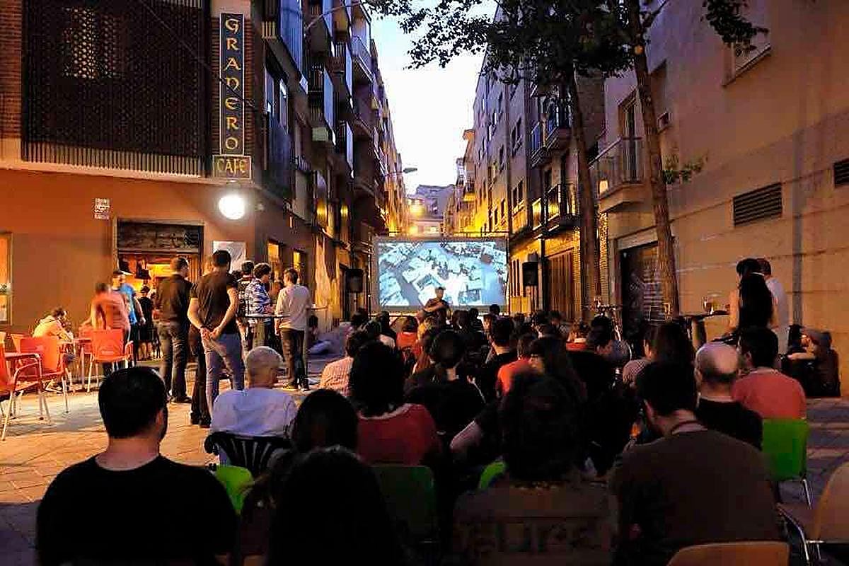 Una edición anterior del ‘Cine corto de Verano de Salamanca’