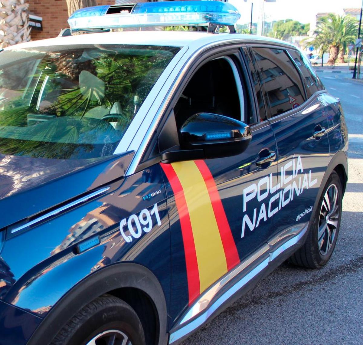 Un coche de la Policía Nacional.