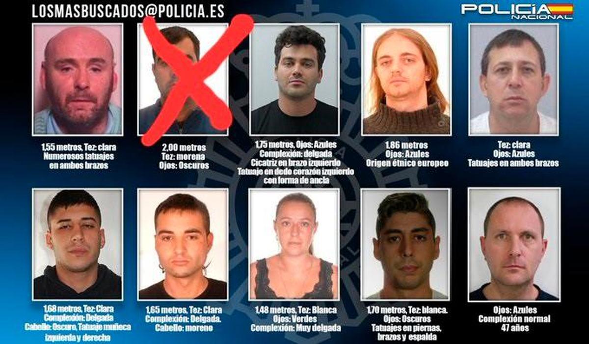 Los diez fugitivos más buscados