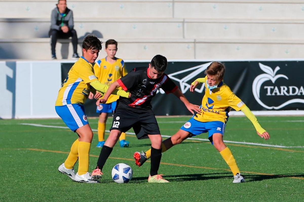 Un partido de categoría Infantil del Monterrey.