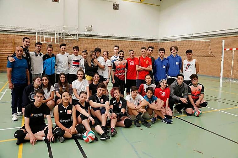 Torneo de voleibol en junio de 2019.
