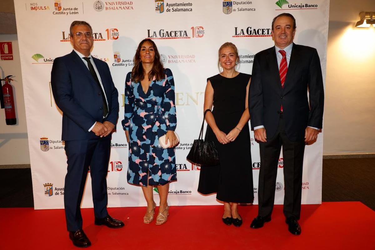 Manuel Benavente, María Montero, Adela Blanco y Jorge Areces.