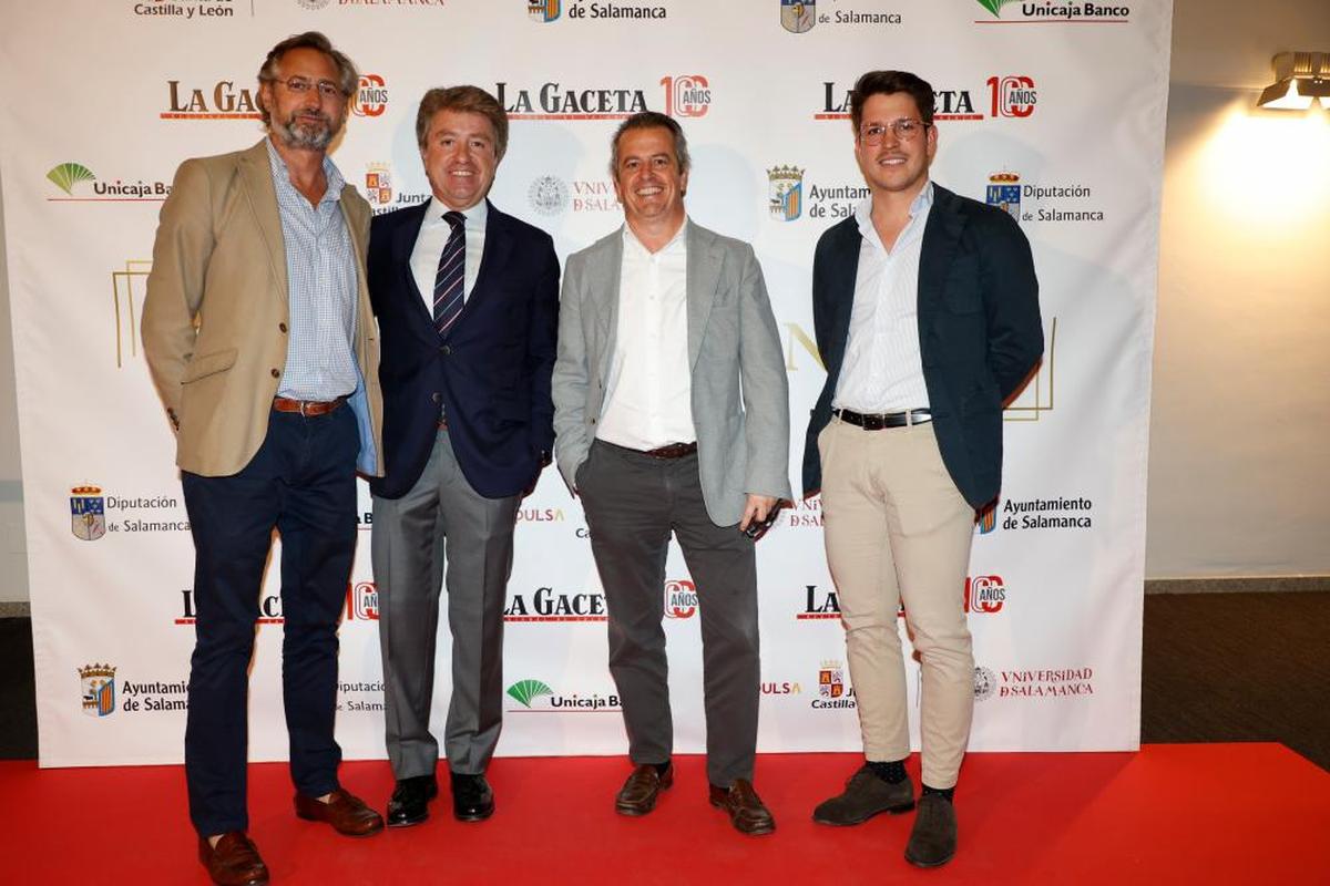 Miguel Moretón, Juan Alanís, Jorge Ruiz y Miguel Cristeto.