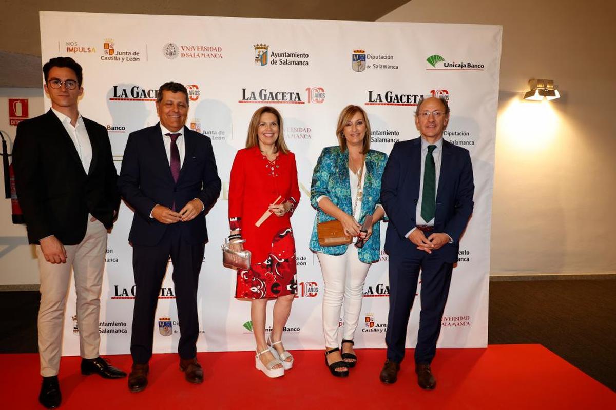 Pablo Mezquita, José Lomo, Sara Prada, Nieves Fernández y José María Rozas.