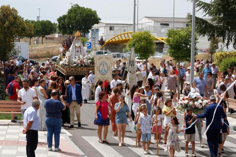 Procesión de La Virgen de la Salud en Tejares