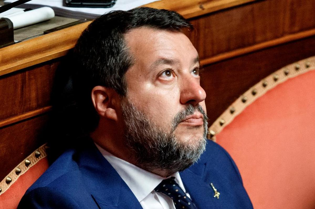 El líder ultraderechista italiano Matteo Salvini