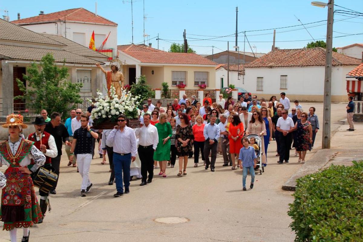 La procesión en honor a San Juan Bautista recorrerá la localidad en la mañana del sábado