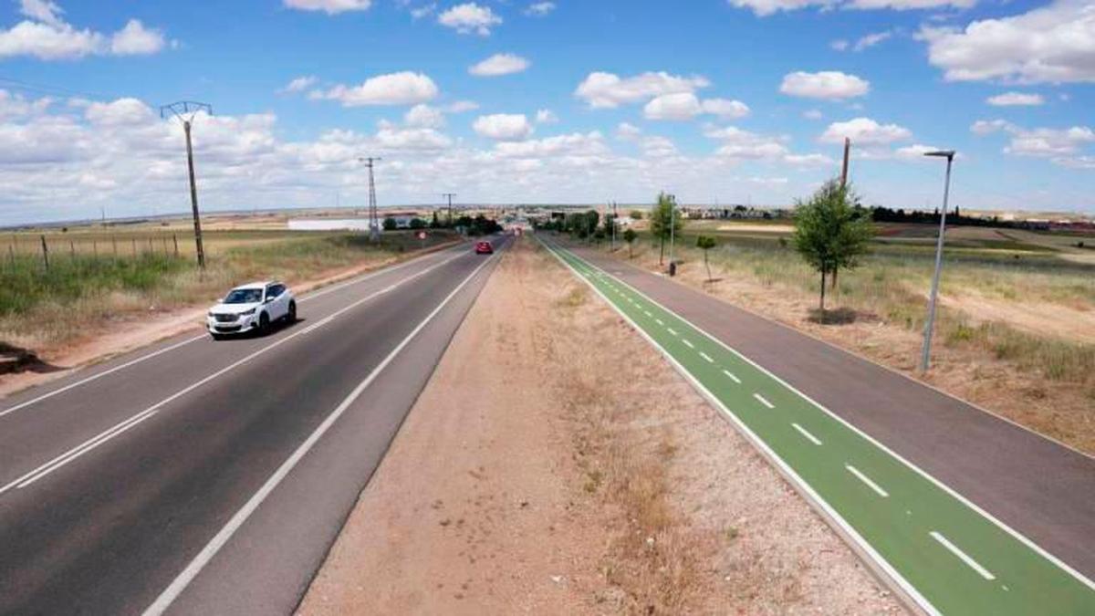 La carretera SA-11, junto a la que se desarrollará parte del proyecto