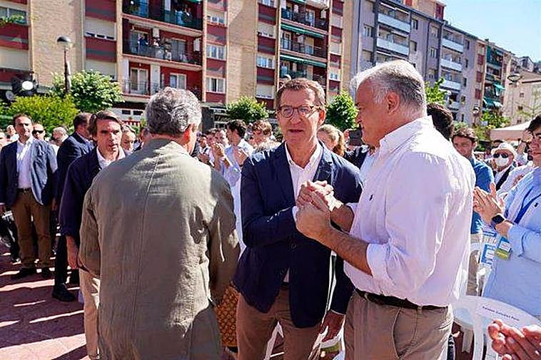 Feijóo en la clausura de la ‘Escuela de Verano Miguel Ángel Blanco’.