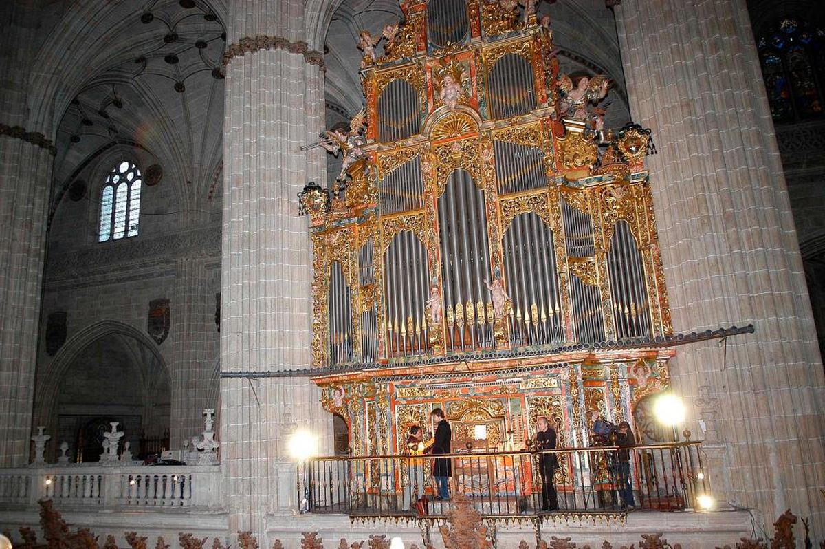 Órgano de la Catedral Nueva de Salamanca.