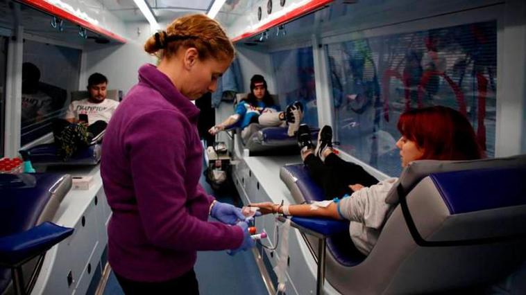 Una donación de sangre en Salamanca