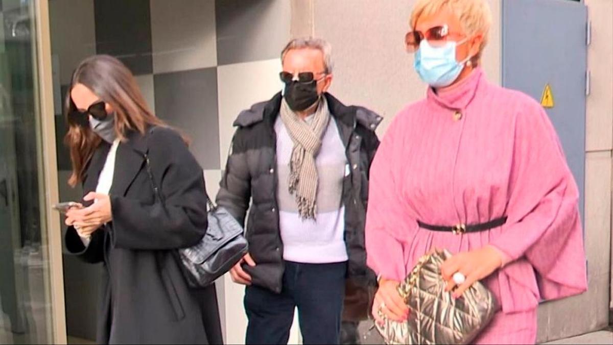 Los tres protagonistas en una de sus últimas apariciones juntos.