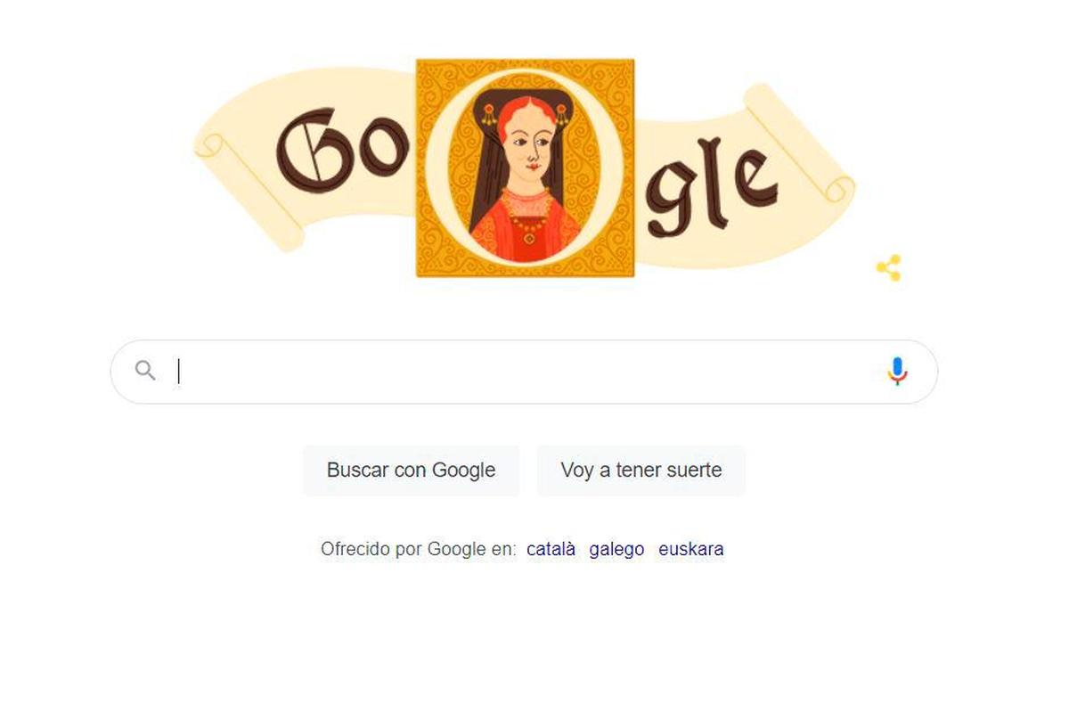 El diseño que Google eligió este martes para su buscador de internet en España