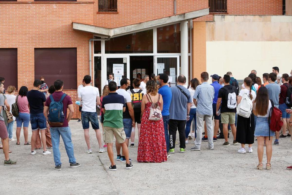 Oposiciones a maestro celebradas el pasado mes de junio en Salamanca.
