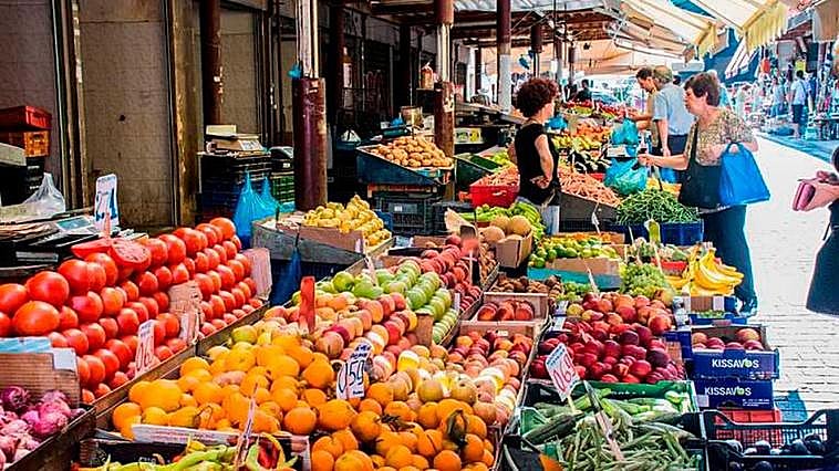 Puesto de una frutería