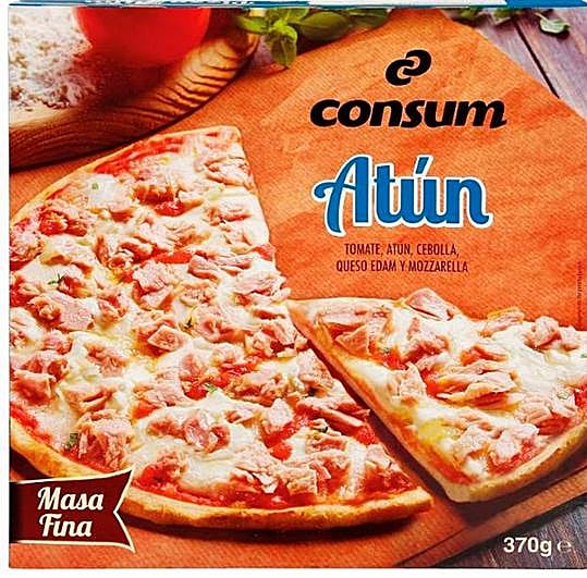 Retiradas unas pizzas de atún congeladas por la presencia de histamina