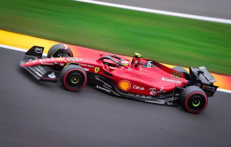 Carlos Sainz saldrá primero y Fernando Alonso tercero en el Gran Premio de Bélgica