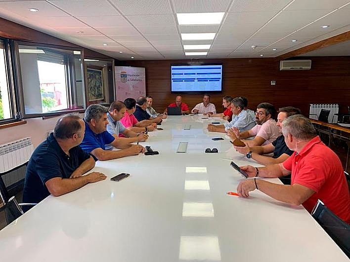 Mesa del cereal de la Lonja de Salamanca.