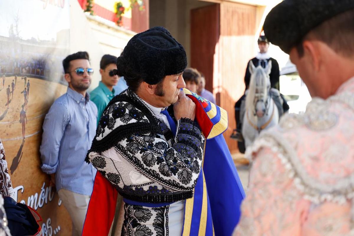 Morante de la Puebla el pasado 19 de agosto en la plaza de toros de Guijuelo.