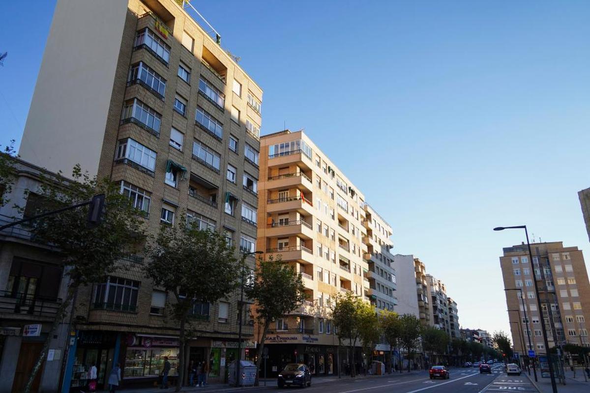 Bloques de viviendas en la avenida de María Auxiliadora de Salamanca.