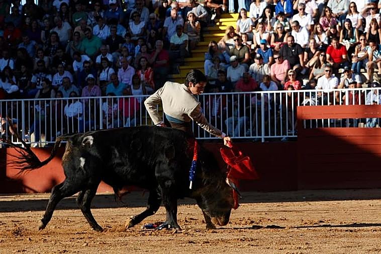 Uno de los alumnos de la Escuela de Tauromaquia de Salamanca.