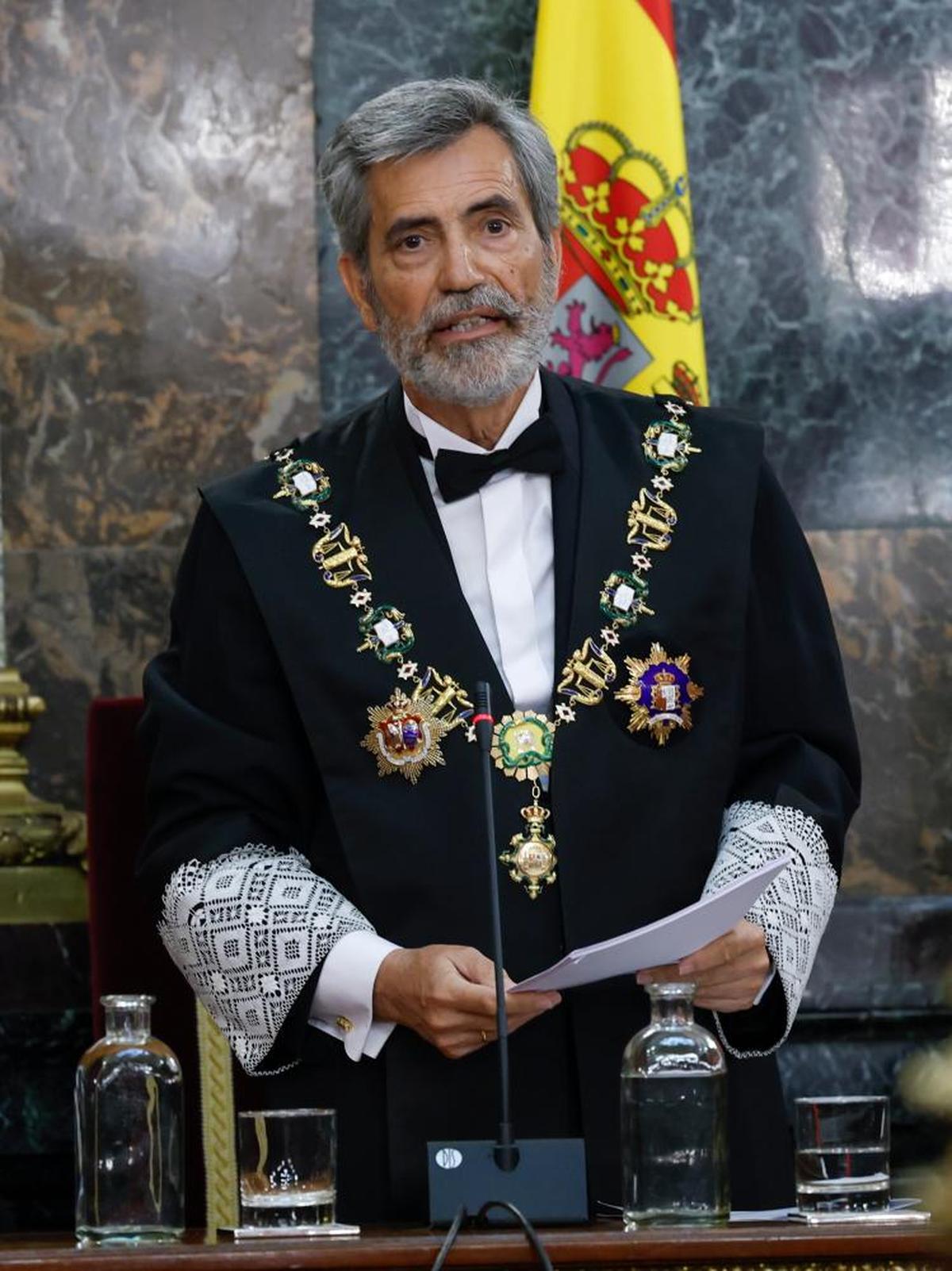 El presidente del Tribunal Supremo, Carlos Lesmes.